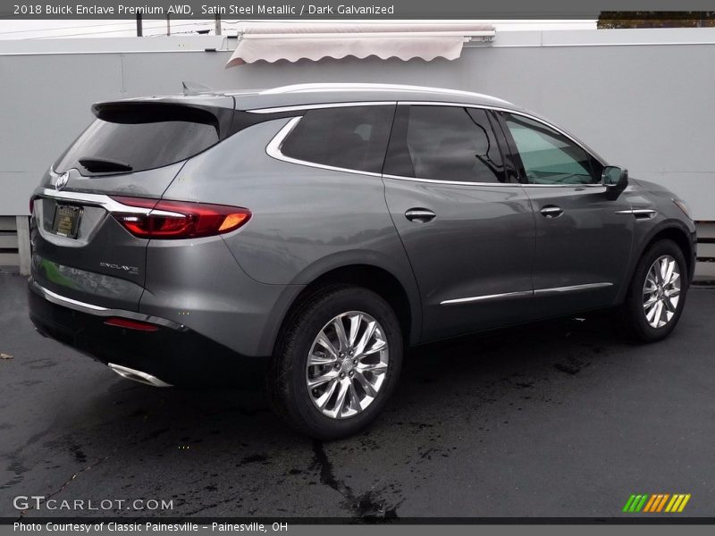 Satin Steel Metallic / Dark Galvanized 2018 Buick Enclave Premium AWD