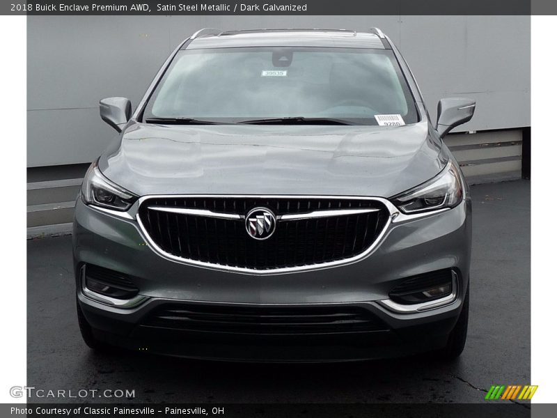 Satin Steel Metallic / Dark Galvanized 2018 Buick Enclave Premium AWD