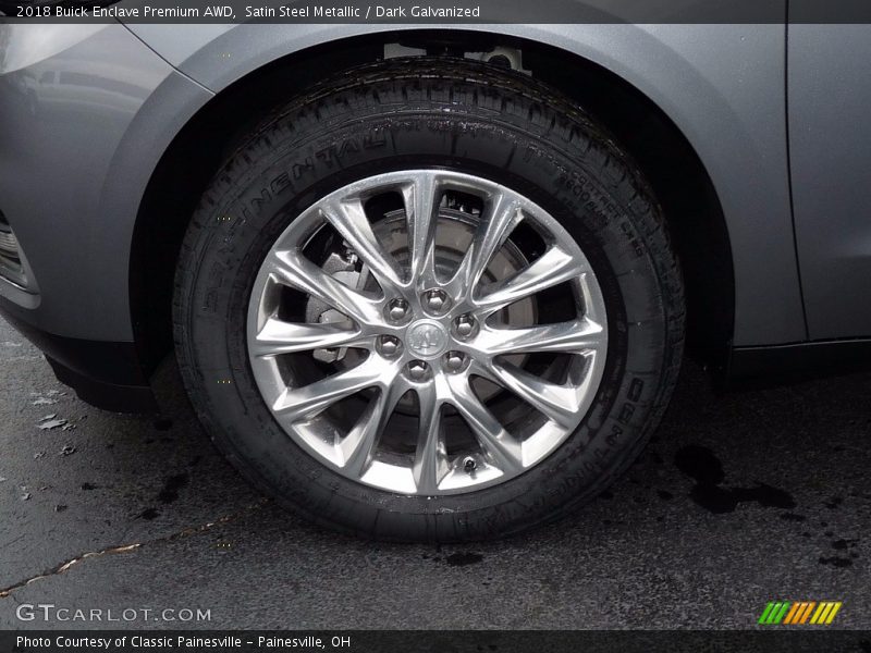 Satin Steel Metallic / Dark Galvanized 2018 Buick Enclave Premium AWD