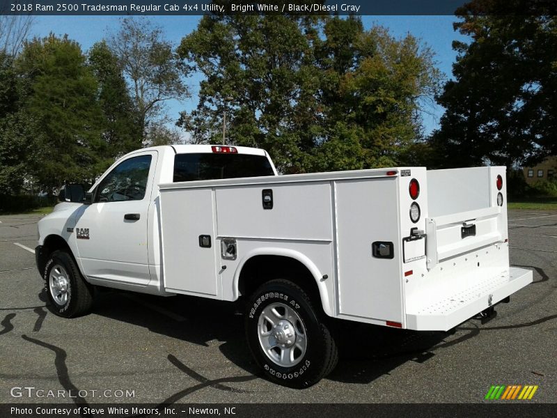 Bright White / Black/Diesel Gray 2018 Ram 2500 Tradesman Regular Cab 4x4 Utility