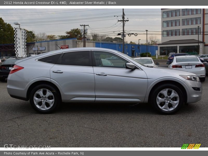Alabaster Silver Metallic / Black 2012 Honda Accord Crosstour EX-L 4WD