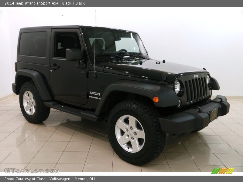Black / Black 2014 Jeep Wrangler Sport 4x4