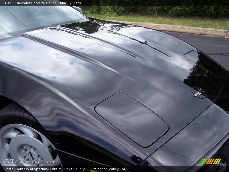 Black / Black 1992 Chevrolet Corvette Coupe