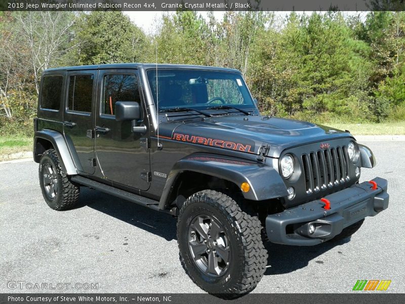 Front 3/4 View of 2018 Wrangler Unlimited Rubicon Recon 4x4