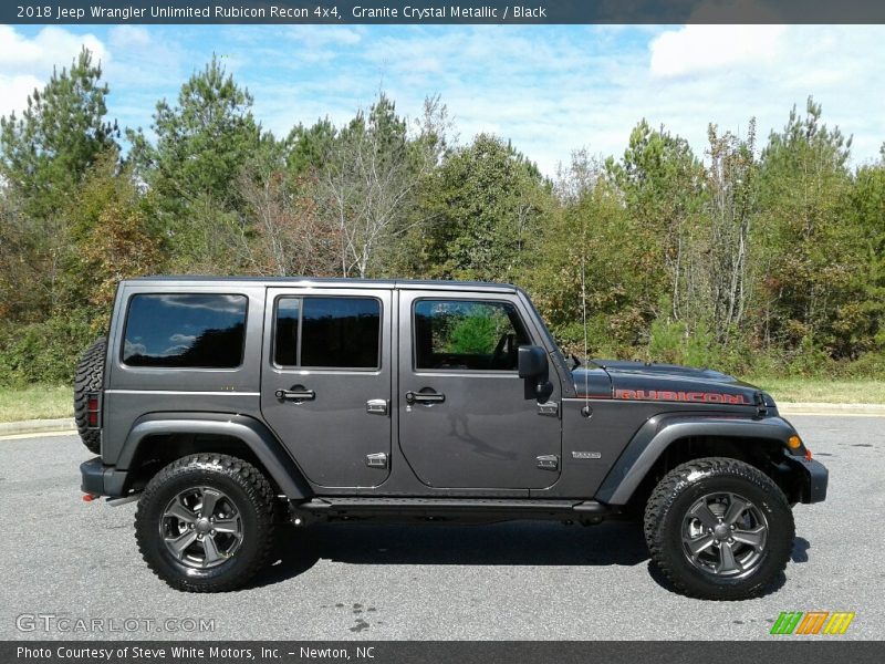  2018 Wrangler Unlimited Rubicon Recon 4x4 Granite Crystal Metallic