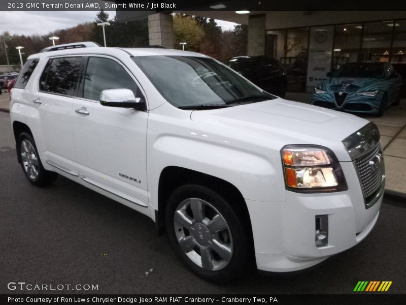 Summit White / Jet Black 2013 GMC Terrain Denali AWD