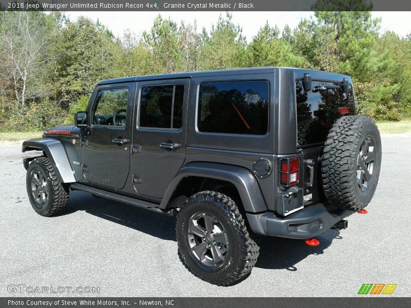Granite Crystal Metallic / Black 2018 Jeep Wrangler Unlimited Rubicon Recon 4x4