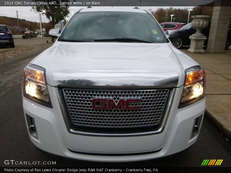 Summit White / Jet Black 2013 GMC Terrain Denali AWD