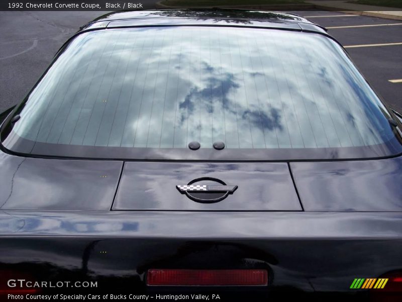 Black / Black 1992 Chevrolet Corvette Coupe