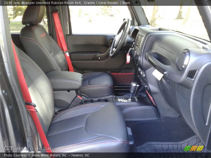 Front Seat of 2018 Wrangler Unlimited Rubicon Recon 4x4