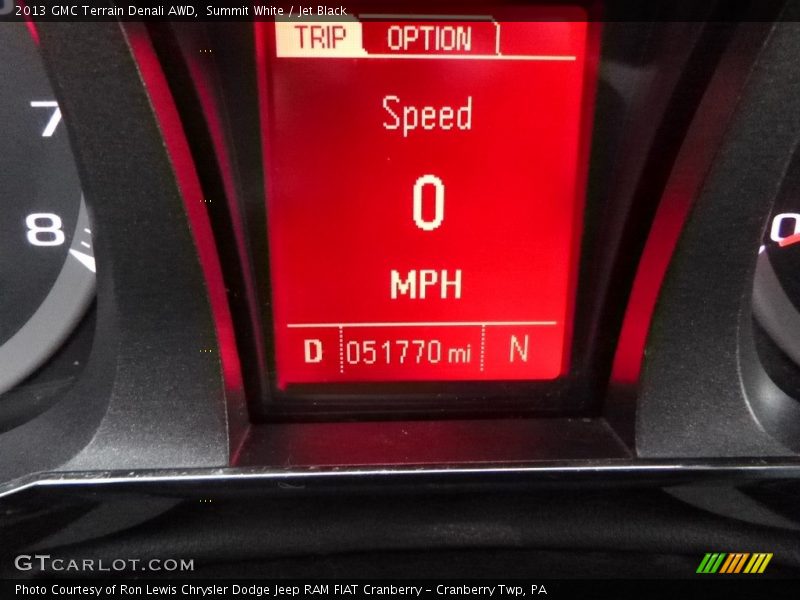 Summit White / Jet Black 2013 GMC Terrain Denali AWD