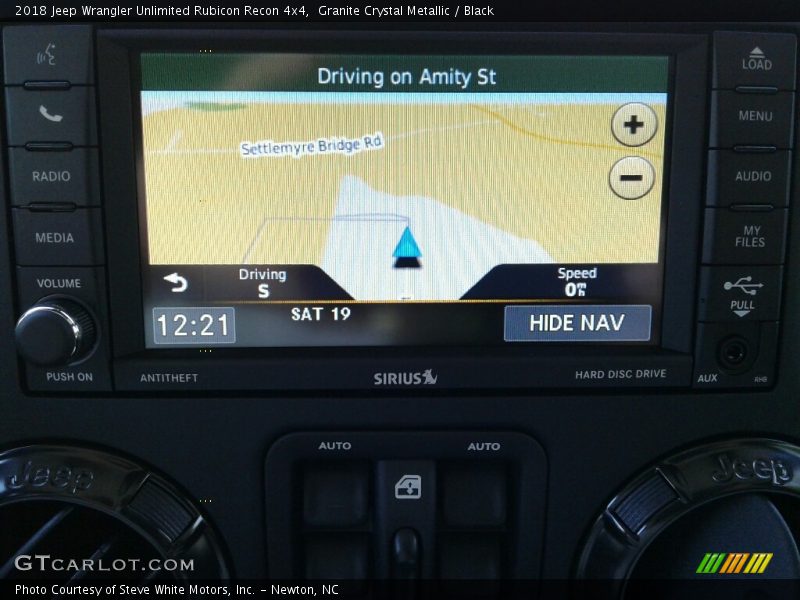Navigation of 2018 Wrangler Unlimited Rubicon Recon 4x4