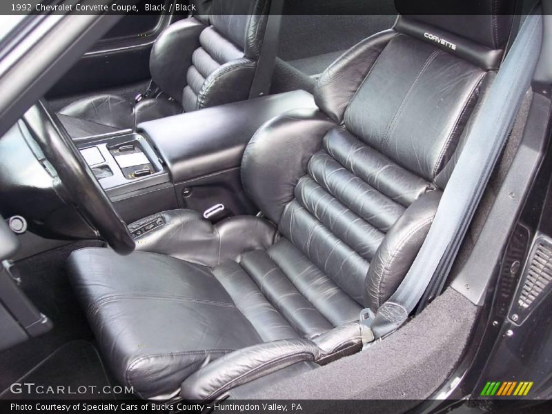 Black / Black 1992 Chevrolet Corvette Coupe