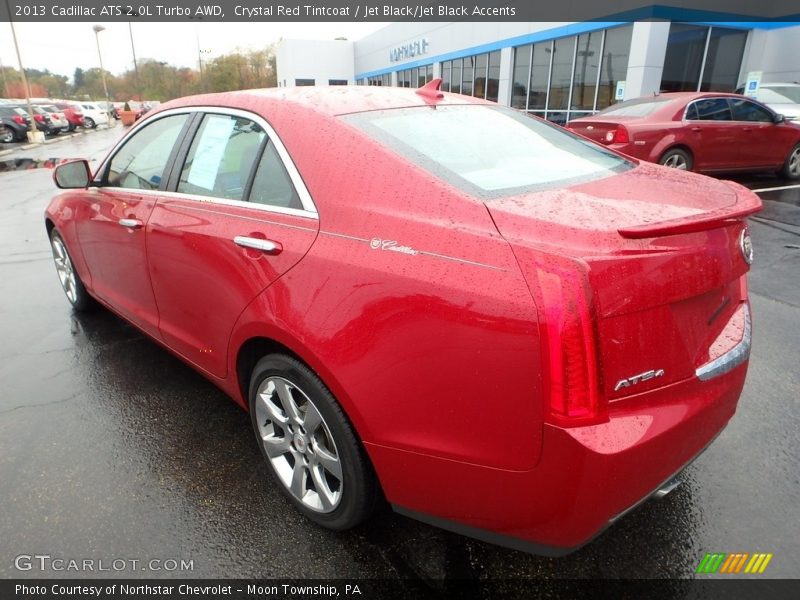 Crystal Red Tintcoat / Jet Black/Jet Black Accents 2013 Cadillac ATS 2.0L Turbo AWD