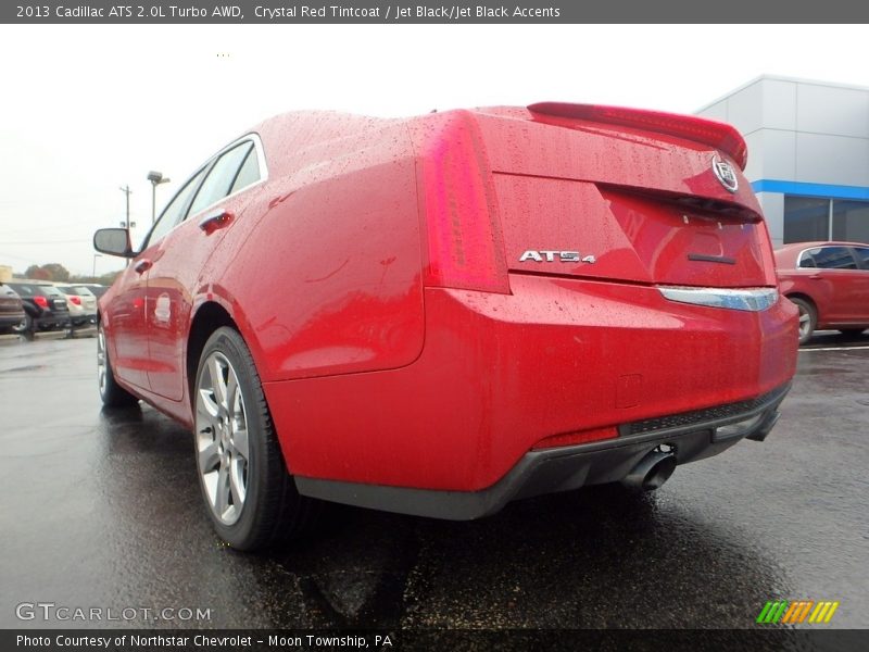 Crystal Red Tintcoat / Jet Black/Jet Black Accents 2013 Cadillac ATS 2.0L Turbo AWD