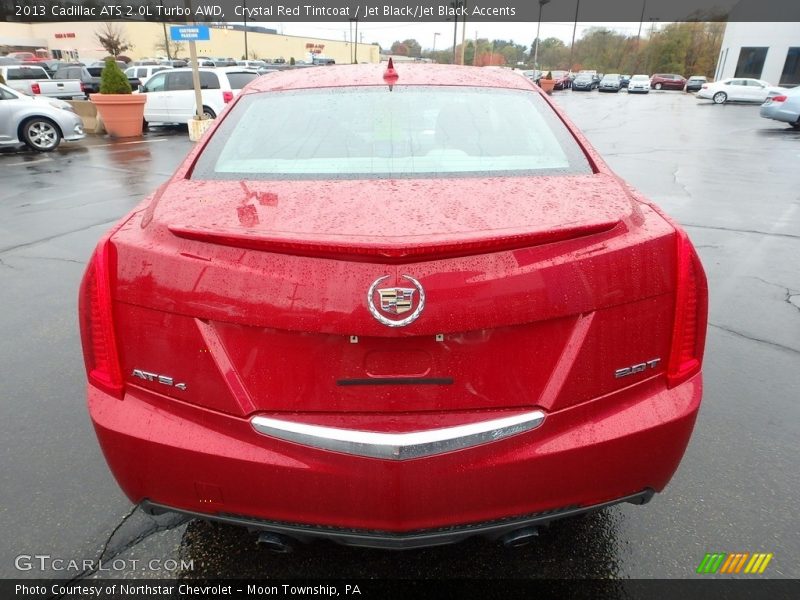 Crystal Red Tintcoat / Jet Black/Jet Black Accents 2013 Cadillac ATS 2.0L Turbo AWD