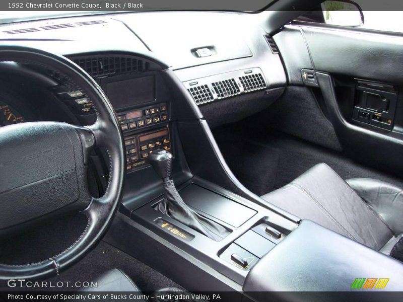 Black / Black 1992 Chevrolet Corvette Coupe