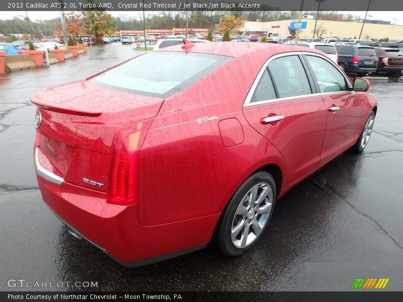 Crystal Red Tintcoat / Jet Black/Jet Black Accents 2013 Cadillac ATS 2.0L Turbo AWD
