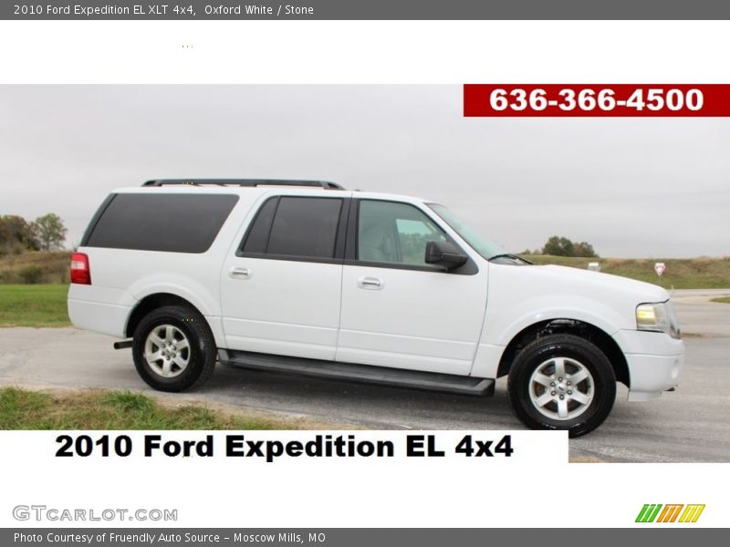 Oxford White / Stone 2010 Ford Expedition EL XLT 4x4