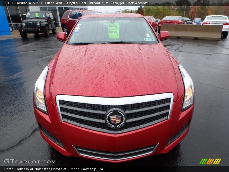 Crystal Red Tintcoat / Jet Black/Jet Black Accents 2013 Cadillac ATS 2.0L Turbo AWD
