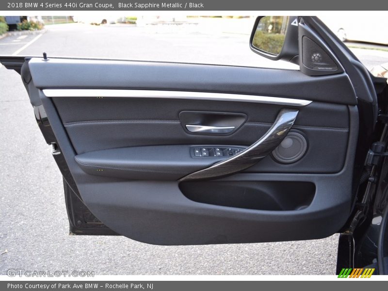 Black Sapphire Metallic / Black 2018 BMW 4 Series 440i Gran Coupe