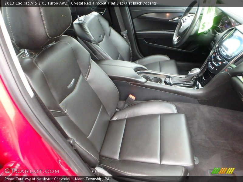 Crystal Red Tintcoat / Jet Black/Jet Black Accents 2013 Cadillac ATS 2.0L Turbo AWD
