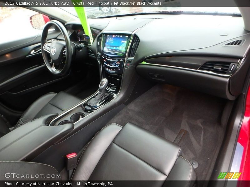 Crystal Red Tintcoat / Jet Black/Jet Black Accents 2013 Cadillac ATS 2.0L Turbo AWD