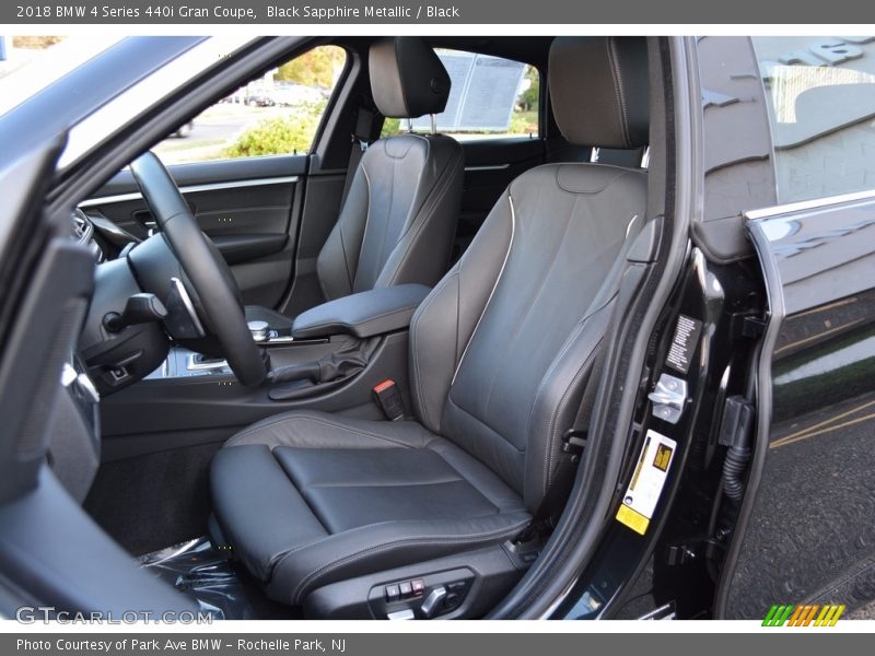 Black Sapphire Metallic / Black 2018 BMW 4 Series 440i Gran Coupe
