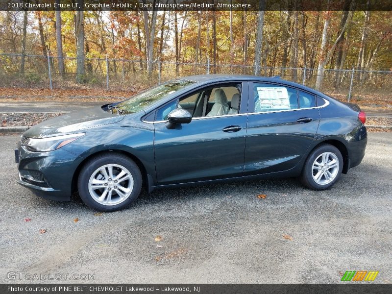 Graphite Metallic / Dark Atmosphere/Medium Atmosphere 2018 Chevrolet Cruze LT