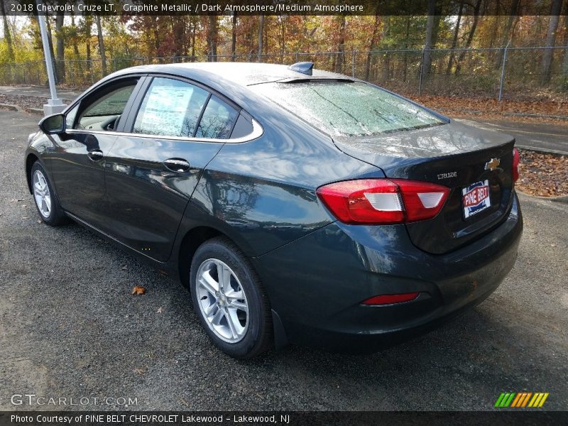 Graphite Metallic / Dark Atmosphere/Medium Atmosphere 2018 Chevrolet Cruze LT