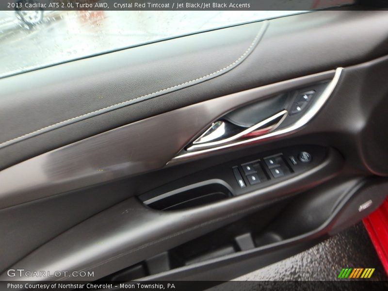 Crystal Red Tintcoat / Jet Black/Jet Black Accents 2013 Cadillac ATS 2.0L Turbo AWD