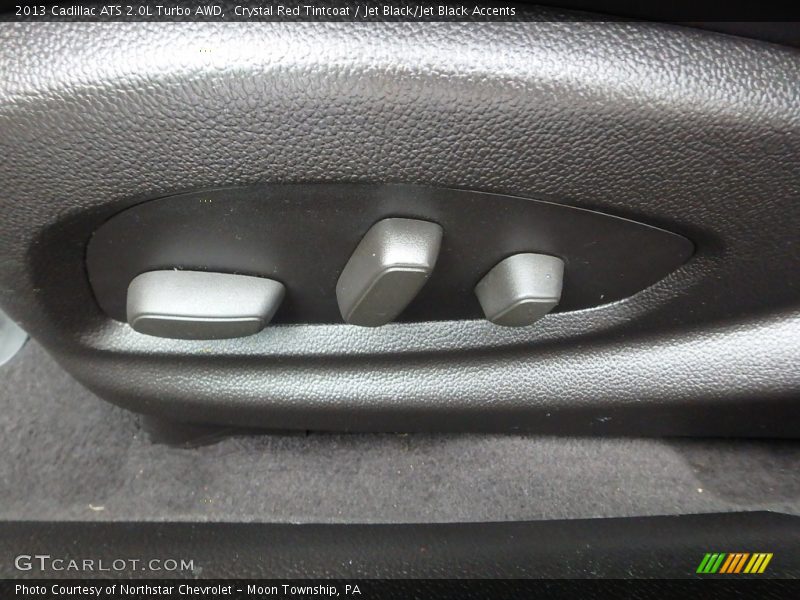 Crystal Red Tintcoat / Jet Black/Jet Black Accents 2013 Cadillac ATS 2.0L Turbo AWD