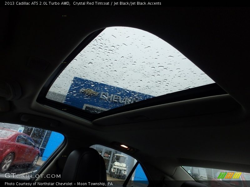 Crystal Red Tintcoat / Jet Black/Jet Black Accents 2013 Cadillac ATS 2.0L Turbo AWD