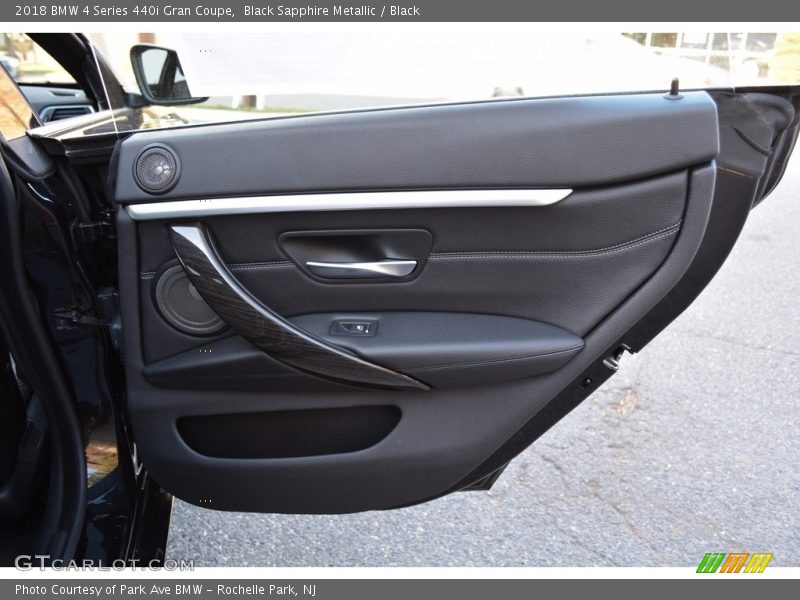 Black Sapphire Metallic / Black 2018 BMW 4 Series 440i Gran Coupe