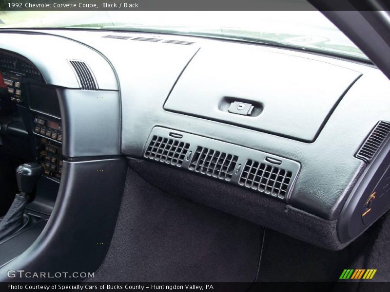 Black / Black 1992 Chevrolet Corvette Coupe