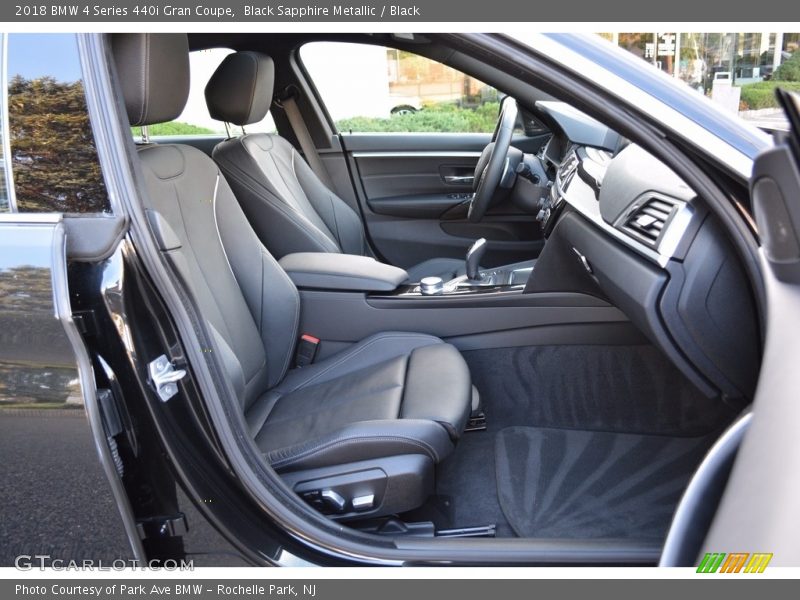 Black Sapphire Metallic / Black 2018 BMW 4 Series 440i Gran Coupe