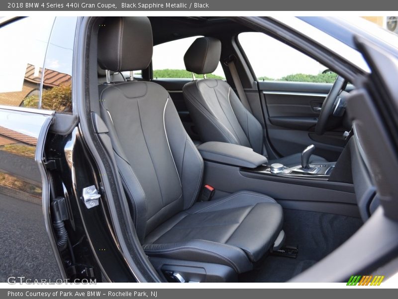 Black Sapphire Metallic / Black 2018 BMW 4 Series 440i Gran Coupe