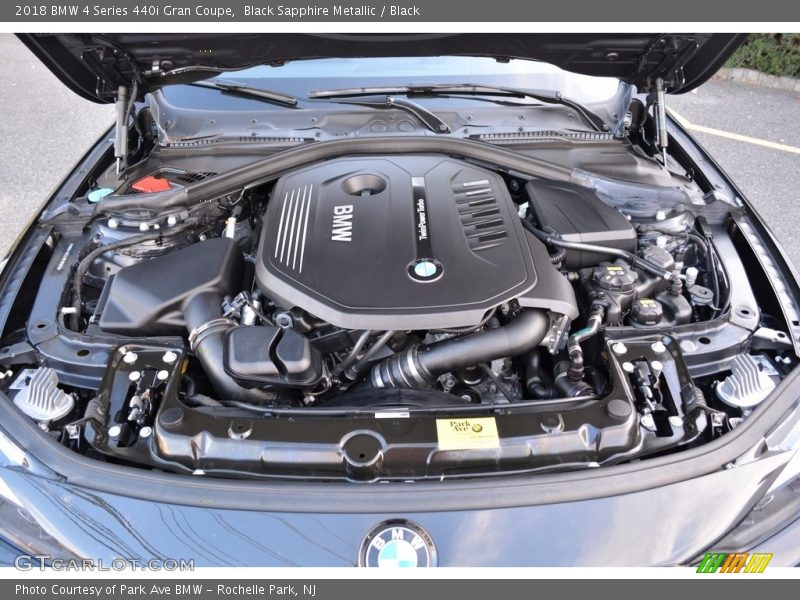 Black Sapphire Metallic / Black 2018 BMW 4 Series 440i Gran Coupe