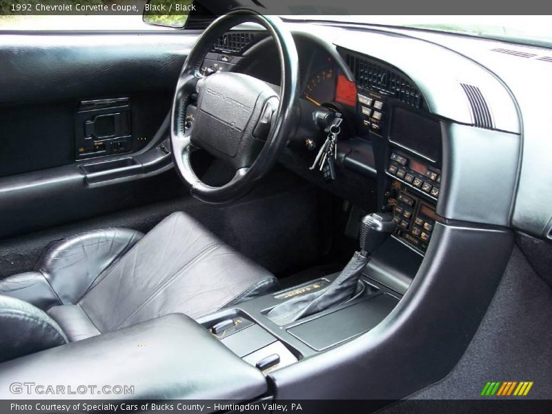 Black / Black 1992 Chevrolet Corvette Coupe