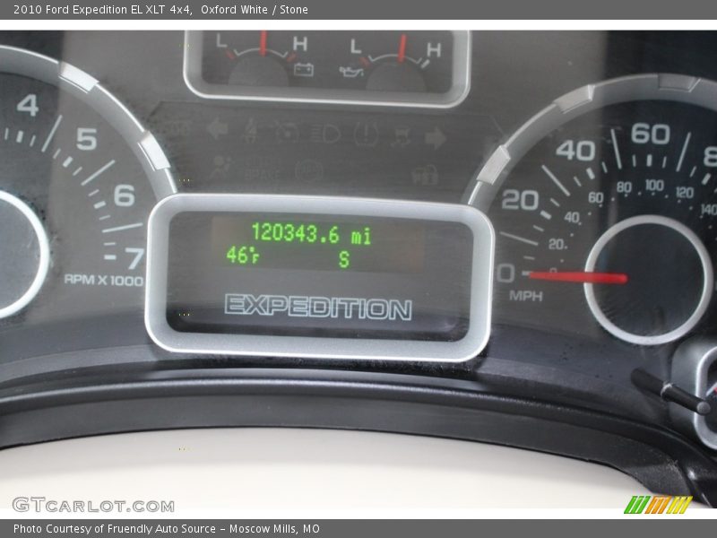 Oxford White / Stone 2010 Ford Expedition EL XLT 4x4