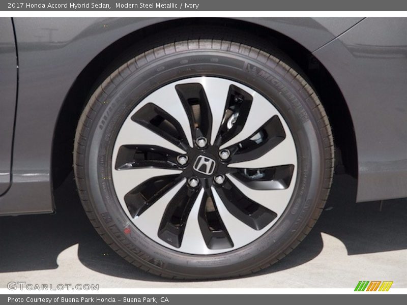 Modern Steel Metallic / Ivory 2017 Honda Accord Hybrid Sedan