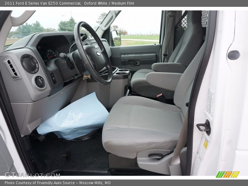 Oxford White / Medium Flint 2011 Ford E Series Van E250 Commercial