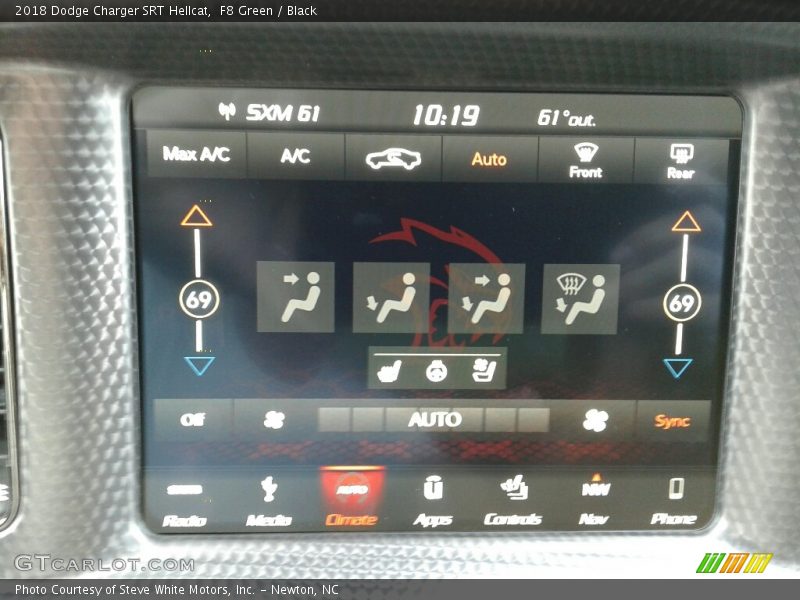 Controls of 2018 Charger SRT Hellcat