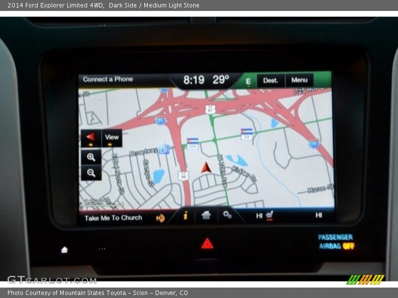 Dark Side / Medium Light Stone 2014 Ford Explorer Limited 4WD