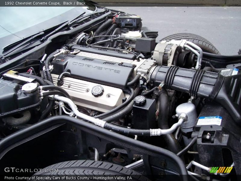 Black / Black 1992 Chevrolet Corvette Coupe