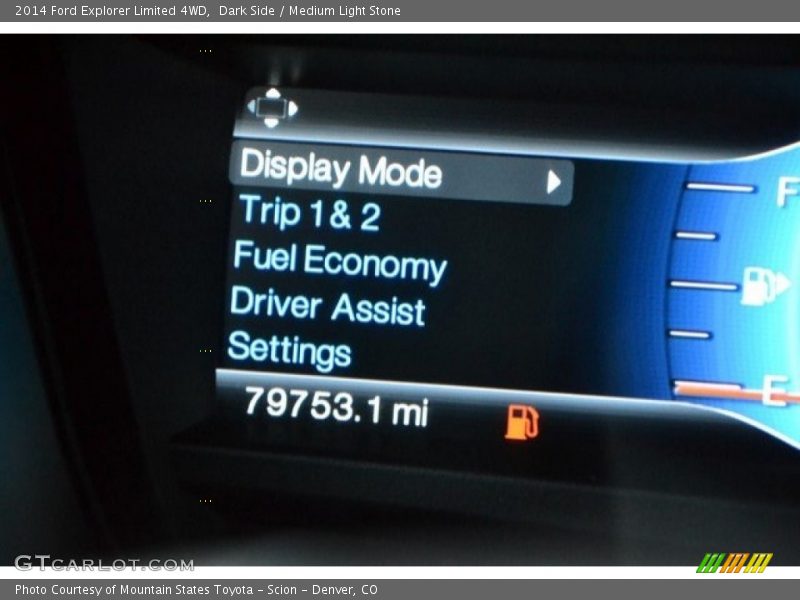Dark Side / Medium Light Stone 2014 Ford Explorer Limited 4WD