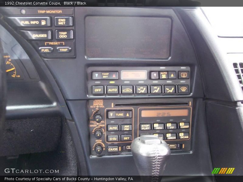 Black / Black 1992 Chevrolet Corvette Coupe
