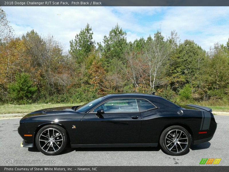 Pitch Black / Black 2018 Dodge Challenger R/T Scat Pack