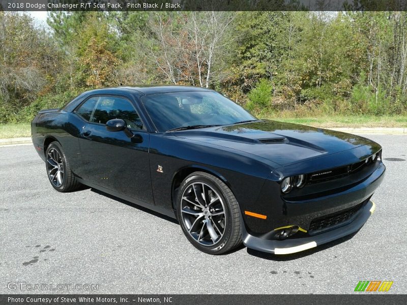 Pitch Black / Black 2018 Dodge Challenger R/T Scat Pack