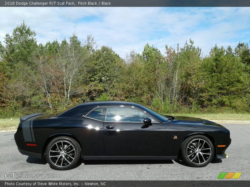 Pitch Black / Black 2018 Dodge Challenger R/T Scat Pack